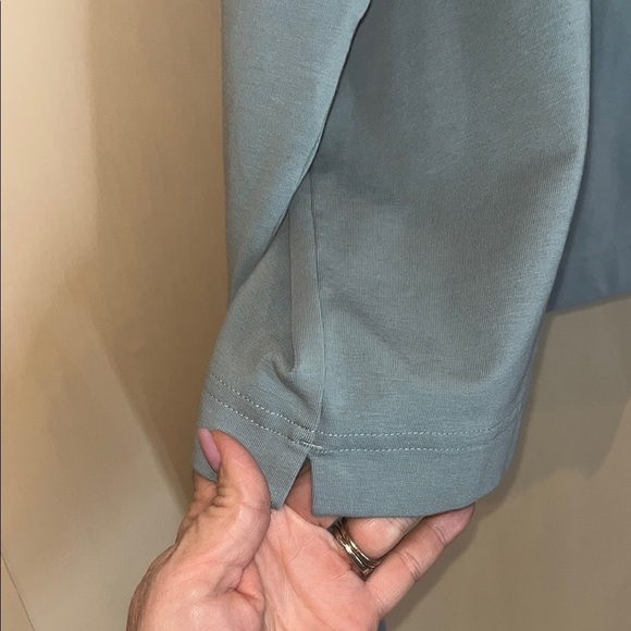 Life is Good Blue Hoodie with Good Vibes Print - Picture 7 of 10